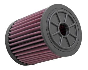 Audi A7 Engine Air Filter - K&N Engineering - Round Drop-In High-Flow Oiled Cotton - `12-`13